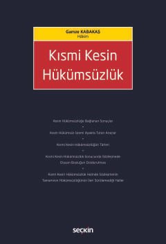 Kısmi Kesin Hükümsüzlük kapak görseli