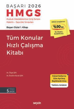 BAŞARI – HMGS Tüm Konular Hızlı Çalışma Kitabı Başarı Dizisi 1. Kitap