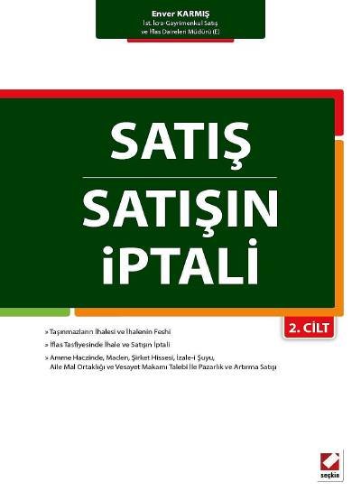 Satış – Satışın İptali (2 Cilt) kapak görseli