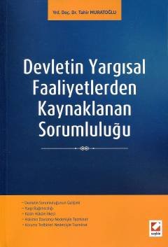 Devletin Yargısal Faaliyetlerden Kaynaklanan Sorumluluğu kapak görseli