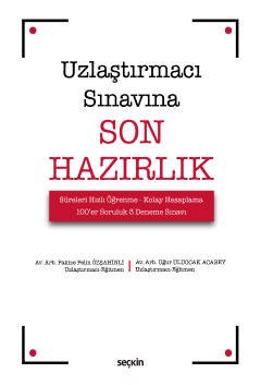 Uzlaştırmacı Sınavına Son Hazırlık Süreleri Hızlı Öğrenme – Kolay Hesaplama – 100'er Soruluk 3 Deneme Sınavı