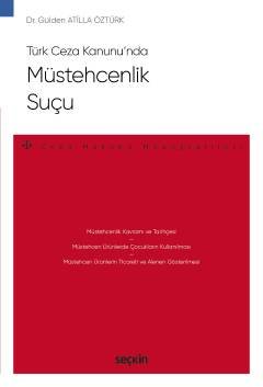 Türk Ceza Kanunu'nda Müstehcenlik Suçu – Ceza Hukuku Monografileri – kapak görseli