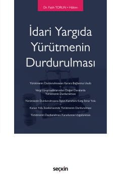 İdari Yargıda Yürütmenin Durdurulması kapak görseli