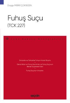 Fuhuş Suçu (TCK 227) – Ceza Hukuku Monografileri – kapak görseli