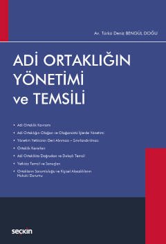 Adi Ortaklığın Yönetimi ve Temsili kapak görseli