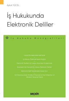 İş Hukukunda Elektronik Deliller – İş Hukuku Monografileri – kapak görseli