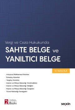 Vergi ve Ceza Hukukunda Sahte Belge ve Yanıltıcı Belge kapak görseli