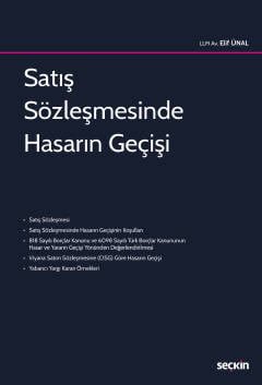 Satış Sözleşmesinde Hasarın Geçişi kapak görseli