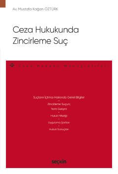 Ceza Hukukunda Zincirleme Suç – Ceza Hukuku Monografileri – kapak görseli