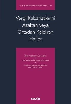 Vergi Kabahatlerini Azaltan veya Ortadan Kaldıran Haller kapak görseli