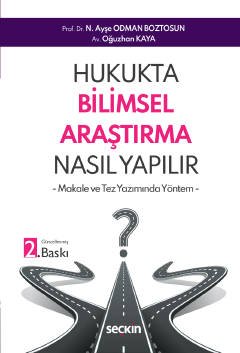 Hukukta Bilimsel Araştırma Nasıl Yapılır? – Makale ve Tez Yazımında Yöntem – kapak görseli