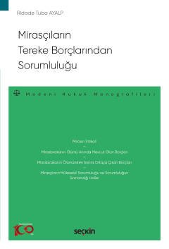 Mirasçıların Tereke Borçlarından Sorumluluğu – Medeni Hukuk Monografileri – kapak görseli