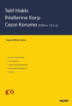 Telif Hakkı İhlallerine Karşı Cezai Koruma (FSEK m. 71/1–1) kapak görseli