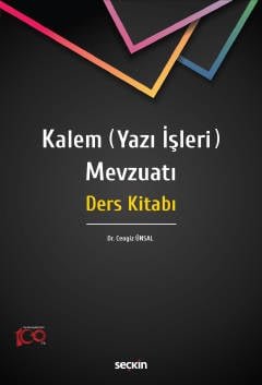 Kalem (Yazı İşleri) Mevzuatı Ders Kitabı kapak görseli
