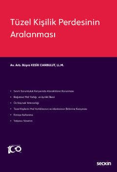 Tüzel Kişilik Perdesinin Aralanması kapak görseli