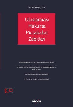 Uluslararası Hukukta Mutabakat Zabıtları kapak görseli