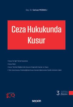 Ceza Hukukunda Kusur kapak görseli