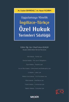 Uygulamaya Yönelik İngilizce–Türkçe Özel Hukuk Terimleri Sözlüğü