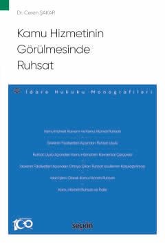 Kamu Hizmetinin Görülmesinde Ruhsat – İdare Hukuku Monografileri – kapak görseli