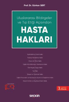 Uluslararası Bildirgeler ve Tıp Etiği Açısından Hasta Hakları kapak görseli