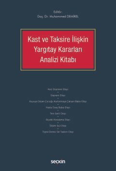 Kast ve Taksire İlişkin Yargıtay Kararları Analizi Kitabı kapak görseli