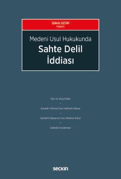 Medeni Usul Hukukunda Sahte Delil İddiası kapak görseli