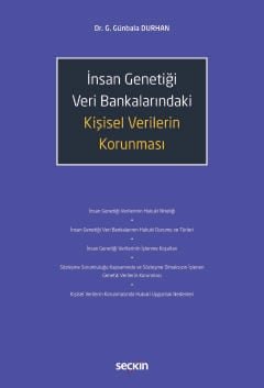 İnsan Genetiği Veri Bankalarındaki Kişisel Verilerin Korunması kapak görseli